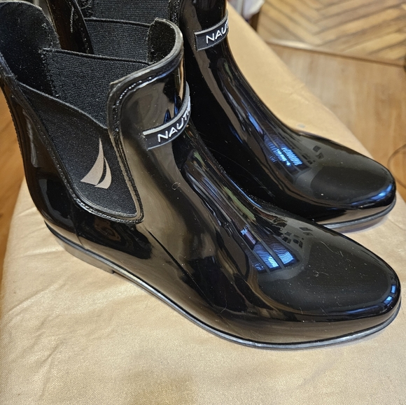 NAUTICA Shayna Double-Gore Ankle Rain Boots women's size 9 - Picture 3 of 11